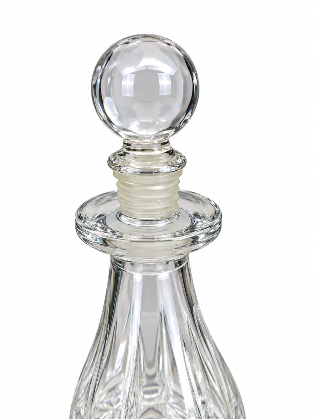 Vintage Glass Crystal Wine Decanter - Picture 5 of 6